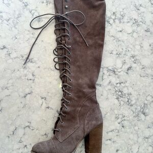 Carlos by Carlos Santana Brown Lace Up Boots